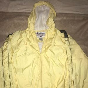 Men’s yellow and navy champion jacket